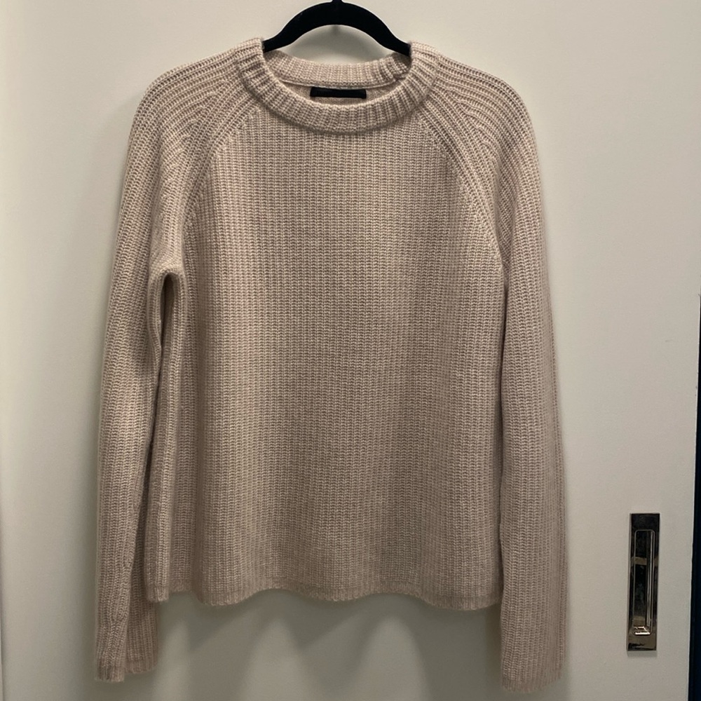 Jenni Kayne Cashmere Fisherman Sweater - M
